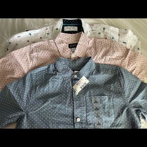 Boys Brand New Button Down Shirts
